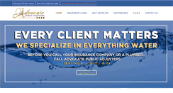 Desktop Screenshot of advocatepublicadjuster.com